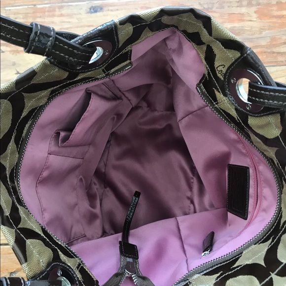 Coach Brown Leather Hobo Bag - Picture 3 of 4